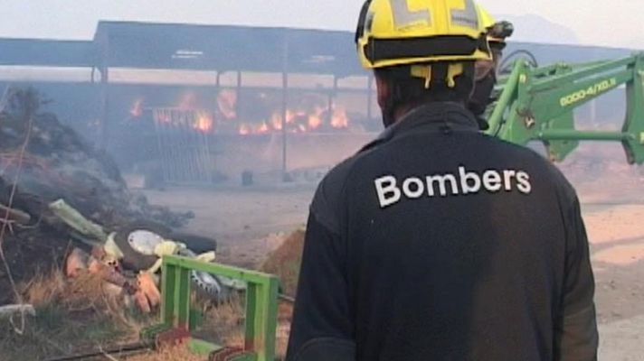 Telediario 1 - Incendios en el Pirineo
