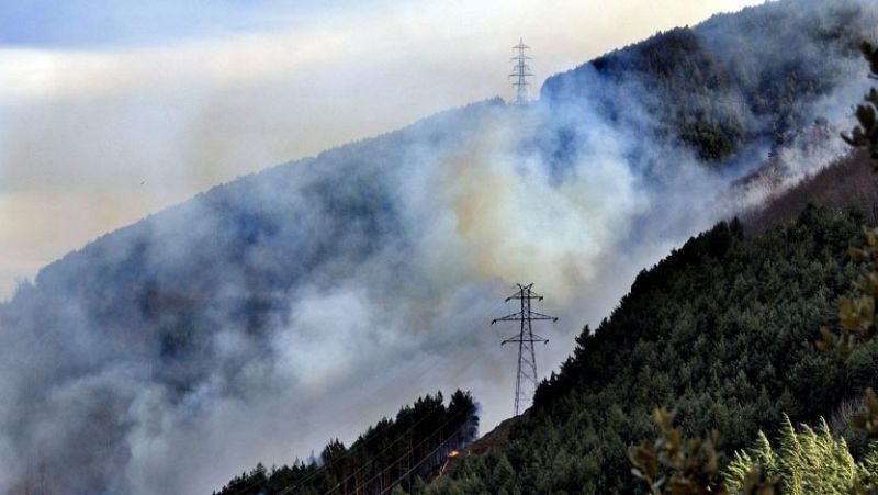 Más de 200 bomberos trabajan en la extinción de los incendios del Pirineo leridano