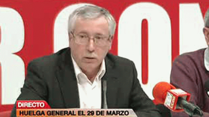 Informativo 24h - Toxo: "Es la reforma más regresiva de la historia de España"