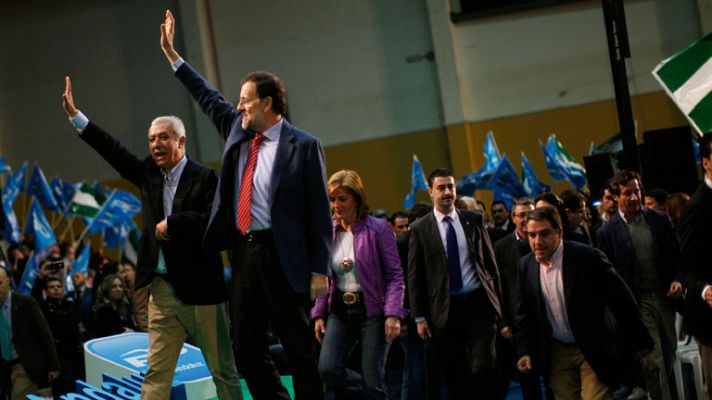 Telediario 1 - Campaña electoral en Andalucía