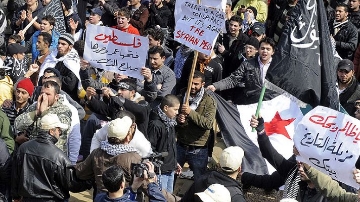 Telediario 1 - Internet acrecentó en 2011 su papel como medio de lucha contra las dictaduras