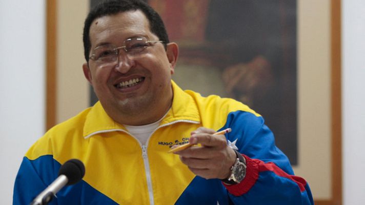 Telediario 1 - Chávez dice que su evolución es "favorable" y que volverá a Venezuela esta semana