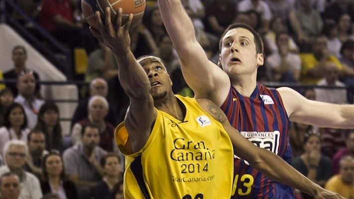 Telediario 1 - El Gran Canaria hace un roto al Barça Regal