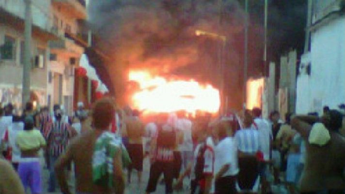 Telediario 1 - Violencia en el fútbol argentino