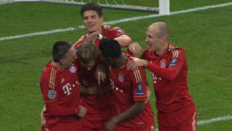 Tan solo dos minutos después del 2-0 de Müller, Mario Gómez ha marcado el tercero para el Bayern de Munich ante el Basilea. Corría el minuto 44