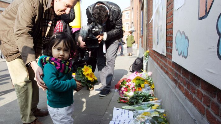 Telediario 1 - Accidente en túnel Suizo