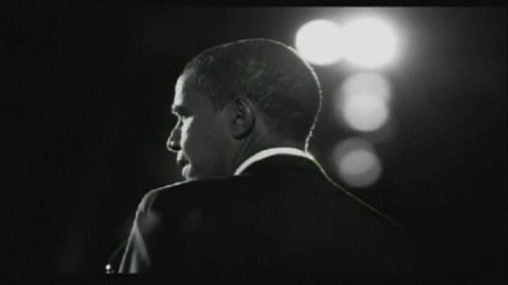 Telediario 1 - Vídeo de campaña de Obama