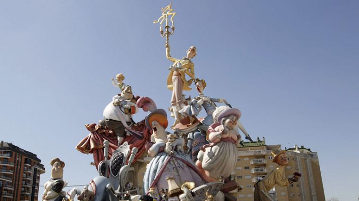 Telediario 1 - El espectáculo de las Fallas