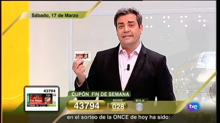 Sorteos ONCE - Sorteo ONCE - 17/03/12
