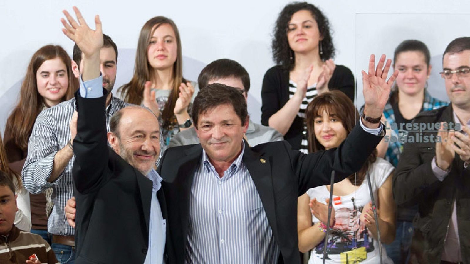 Los líderes de los principales partidos apoyan a sus candidatos por Asturias