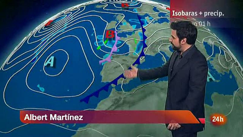 Las temperaturas bajan este domingo y  lloverá en el tercio norte peninsular - El tiempo | Ver