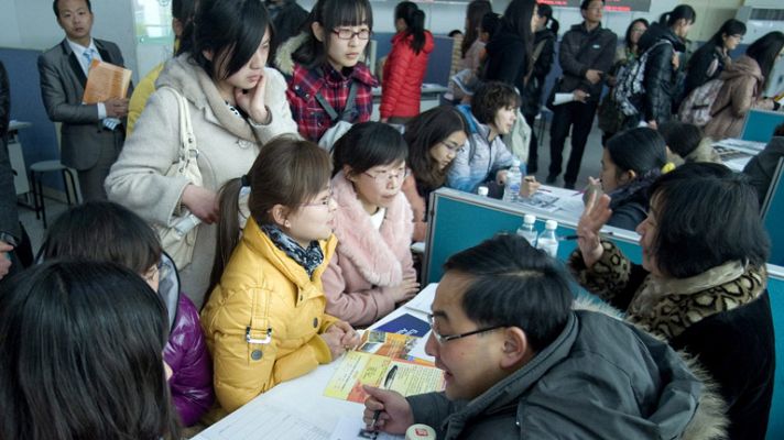 Telediario 1 - Cultura del esfuerzo en China