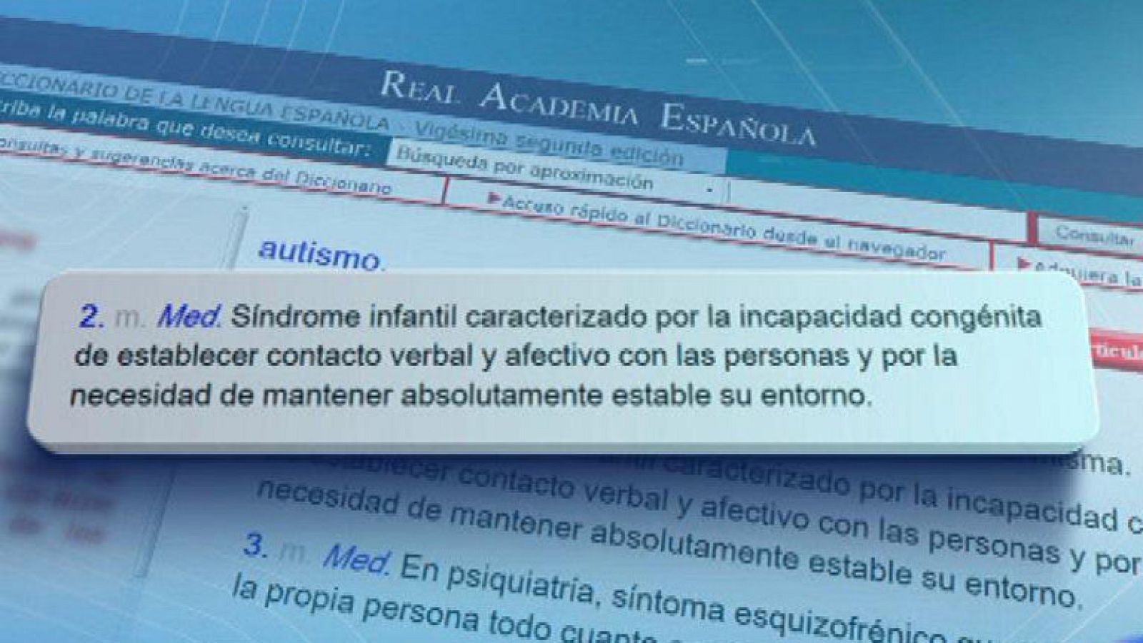 Modificaciones en la descripción del autismo en los diccionarios