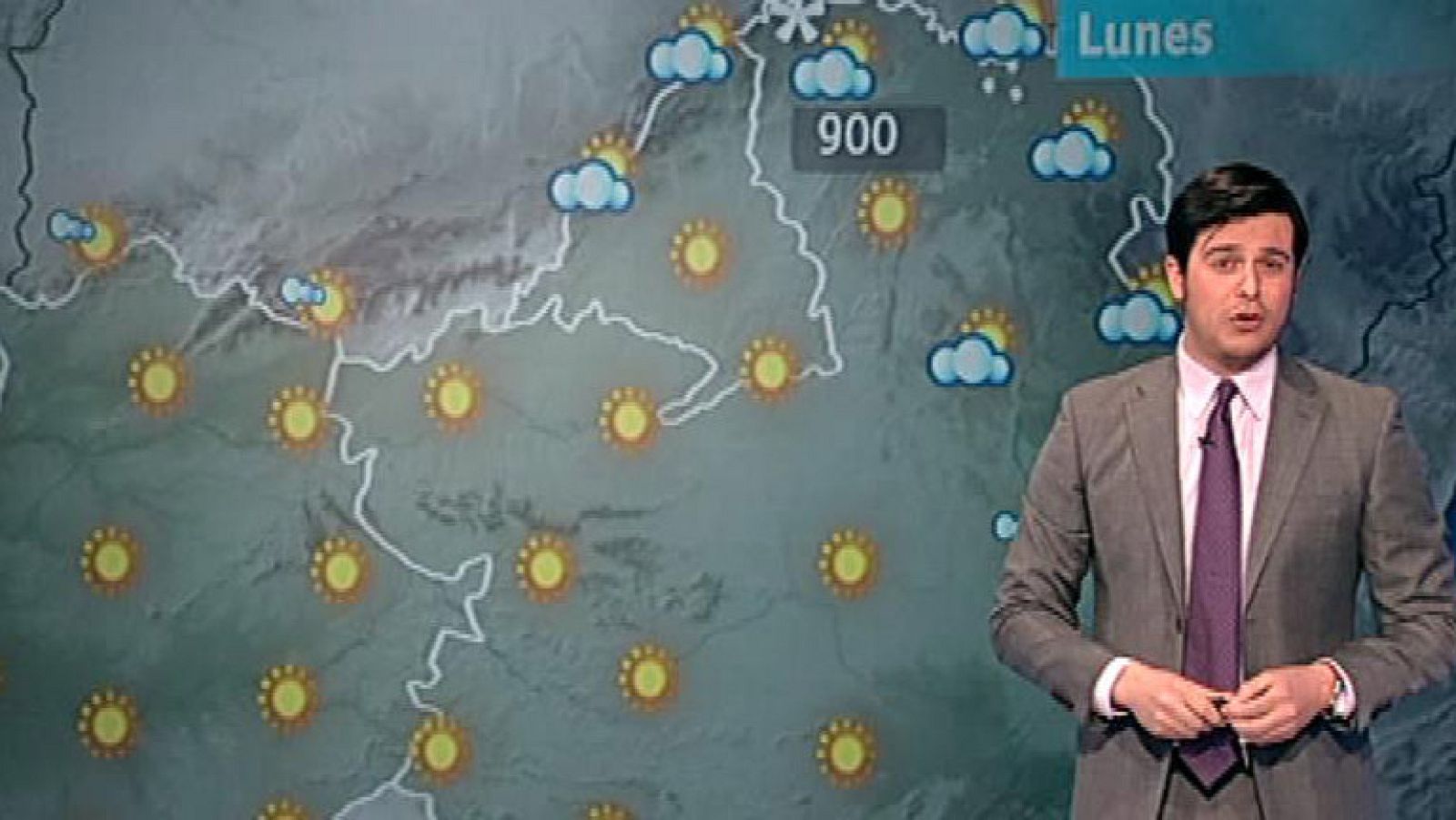 Luvias y nieve en zonas altas