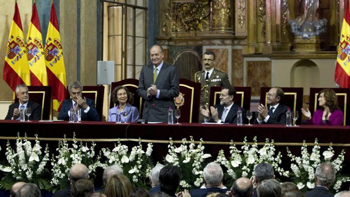 Informativo 24h - El rey apela a la Pepa para "superar" los "momentos difíciles"