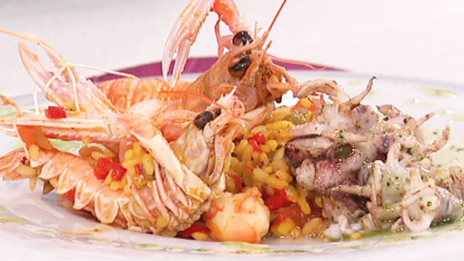 Saber cocinar - Arroz con cigalas y chopitos aliñados - 19/03/12 - RTVE Cocina | Ver