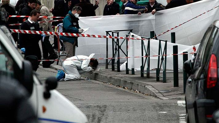Telediario 1 - Tiroteo en Toulouse