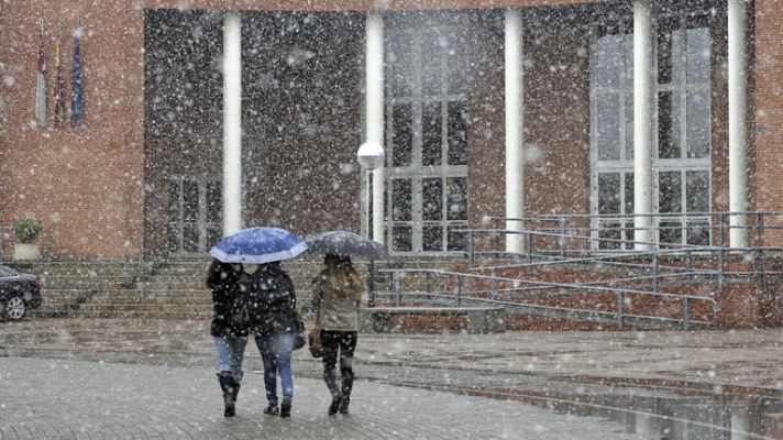 El tiempo - Nevadas en el este de la península
