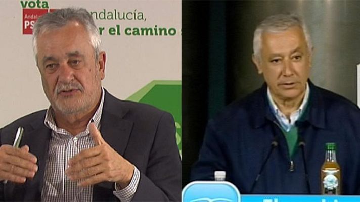 Telediario 1 - Campaña electoral en Andalucía