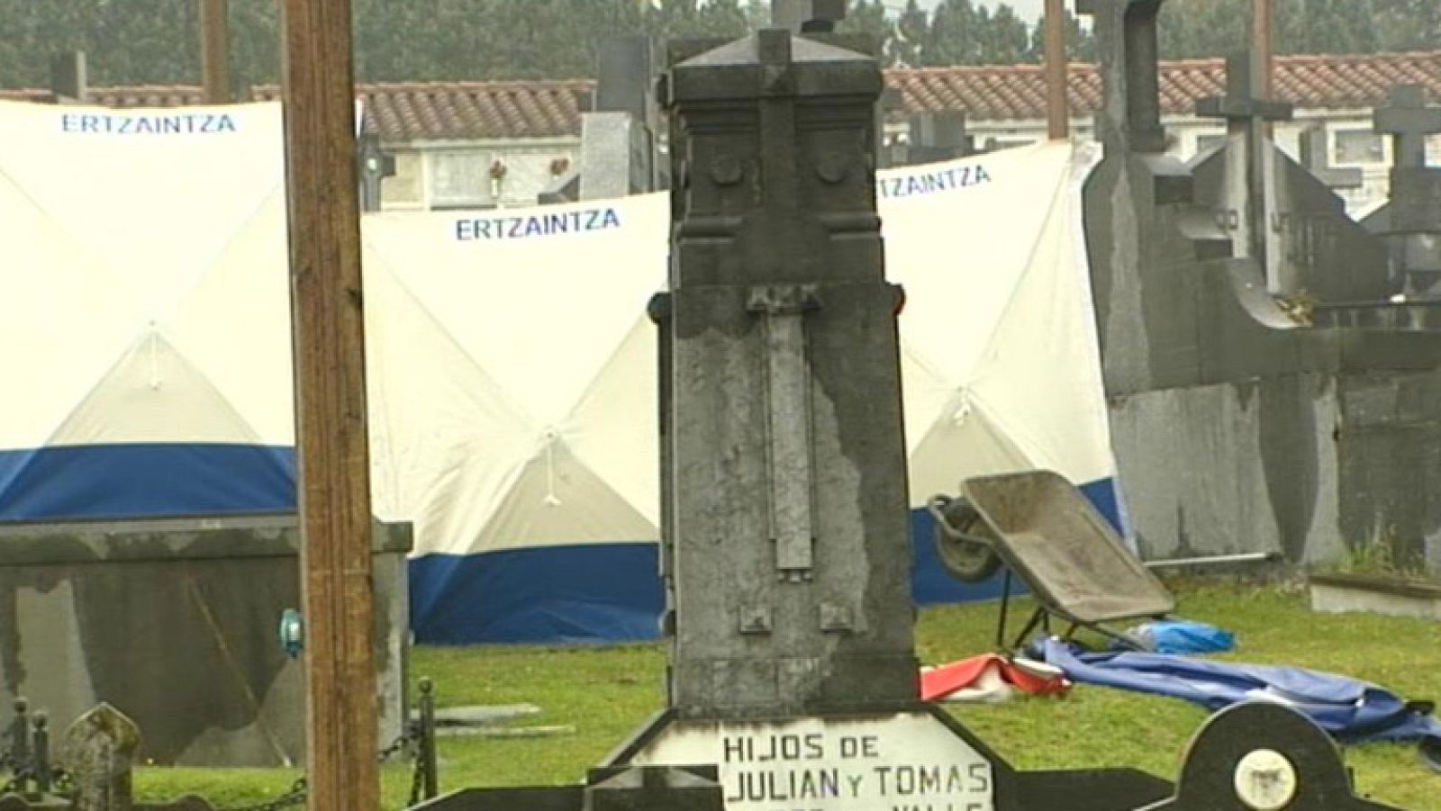 Cuarta exhumación en Euskadi con motivo de los niños robados
