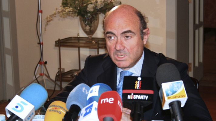 Telediario 1 - Luis de Guindos visita China