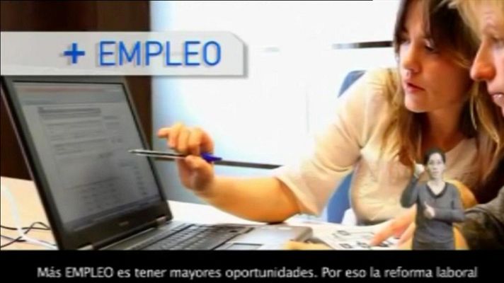 Telediario 1 - Vídeo sobre la reforma laboral