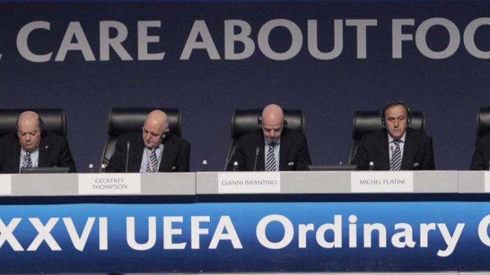 Telediario 1 - Acuerdos entre UEFA y la Asociación de Clubes Europeos