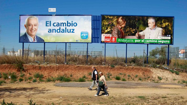 Telediario 1 - Elecciones en Andalucía 2012