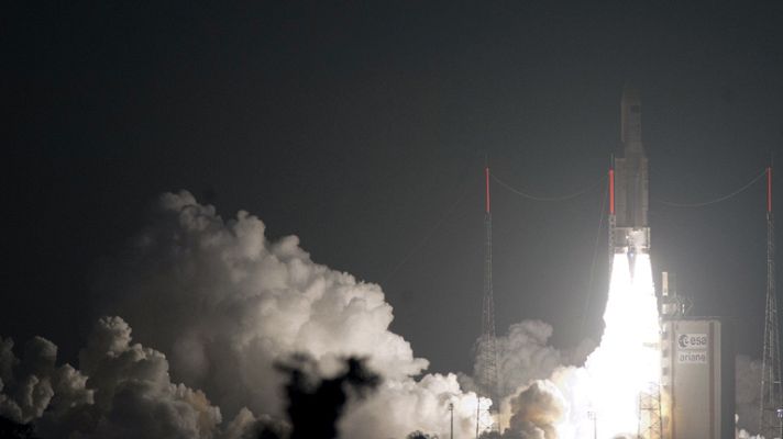 Telediario 1 - El ATV-3 estará en la ISS 5 meses