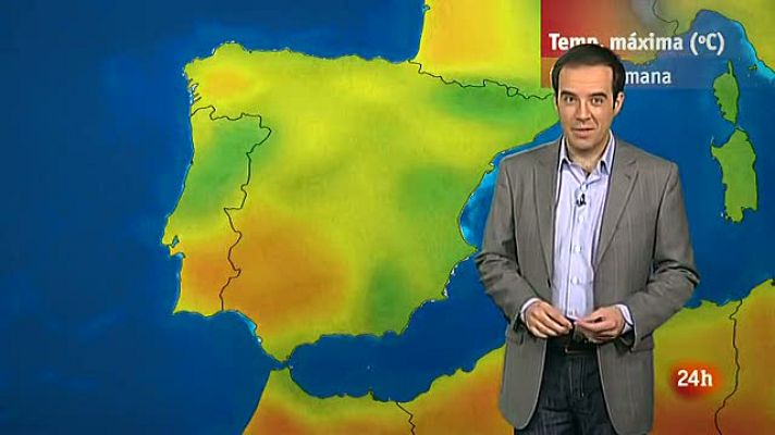 El tiempo - Cielos nubosos en la mitad suroeste peninsular