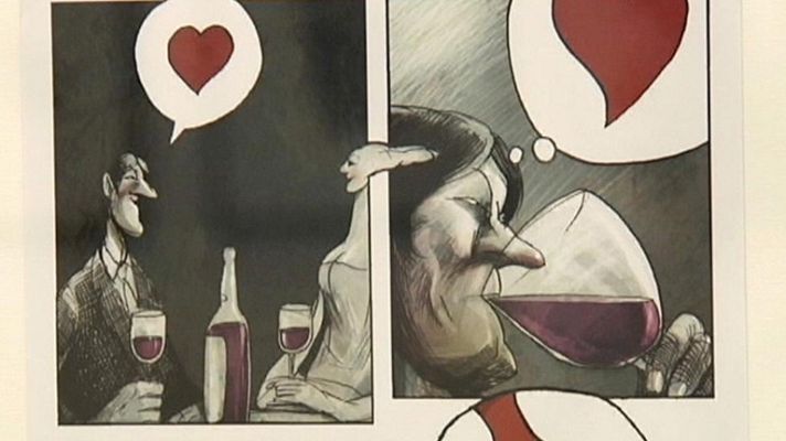 Telediario 1 - Caricaturista en Lisboa