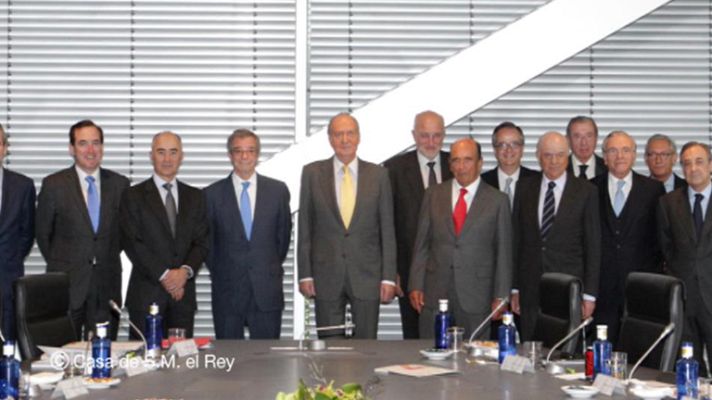 Telediario 1 - Encuentro privado del rey