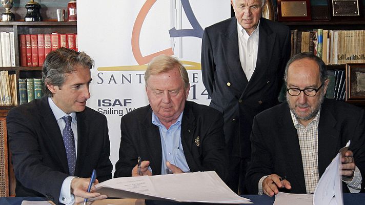 Telediario 1 - Santander será la sede del Mundial de Vela de 2014