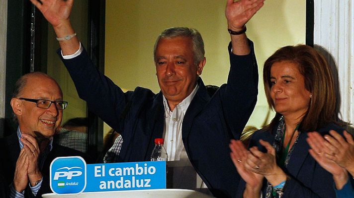 Telediario 1 - El PP gana en Andalucía