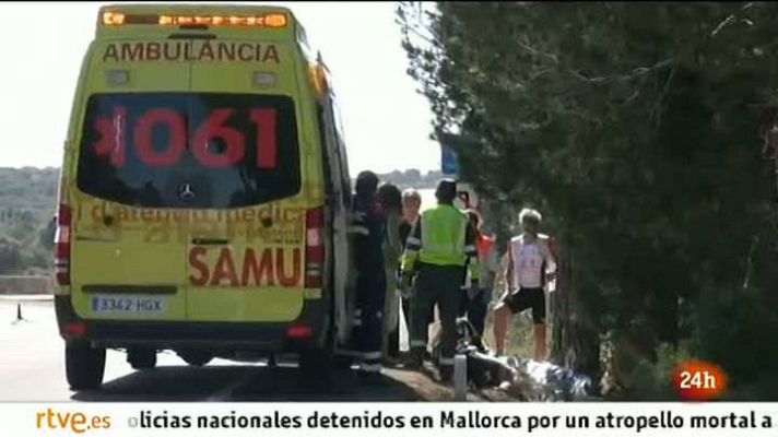 Informativo 24h - Dos policias nacionales detenidos en Mallorca por un atropello mortal a una ciclista alemana