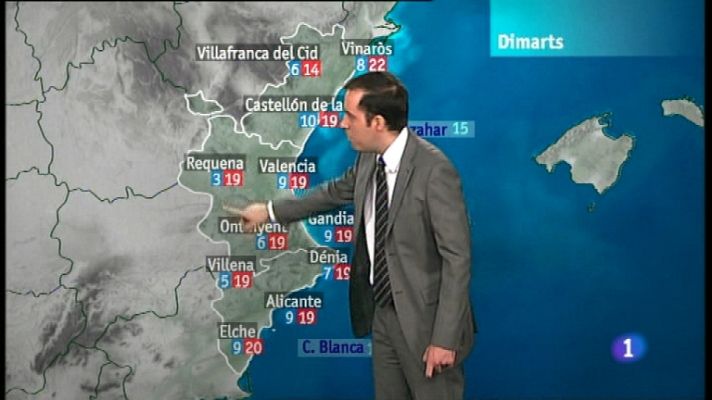 L'informatiu - Comunitat Valenciana - El tiempo en la Comunidad Valenciana - 26/03/12