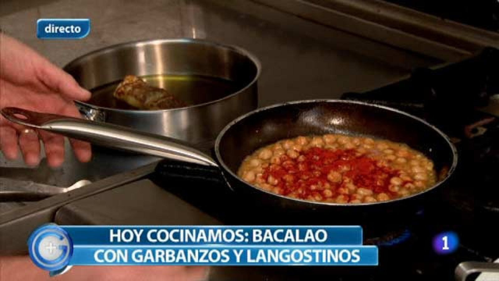 Más Gente - Más Cocina - Bacalao con crema de garbanzos