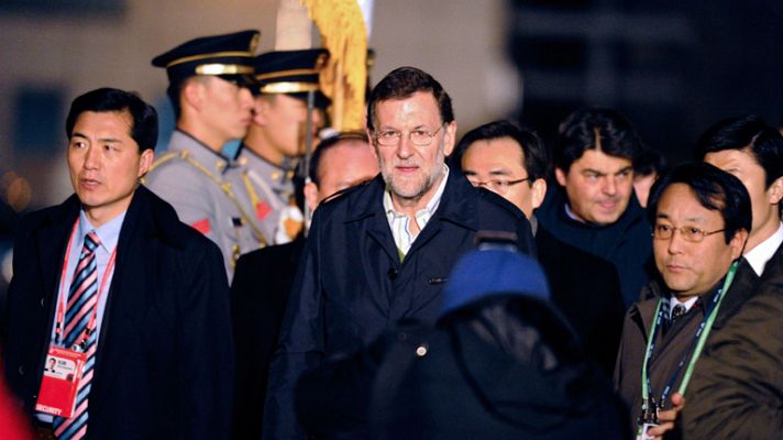 Telediario 1 - Rajoy no ha opinado los resultados