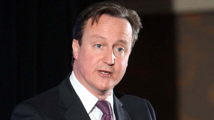 Telediario 1 - Transparencia de David Cameron