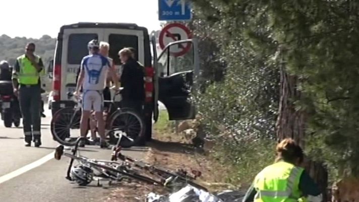 Telediario 1 - Atropello ciclista en Mallorca