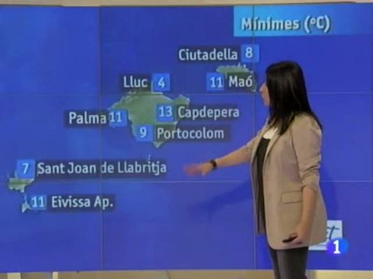 Informatiu Balear - El temps a les Illes Balears - 27/03/12
