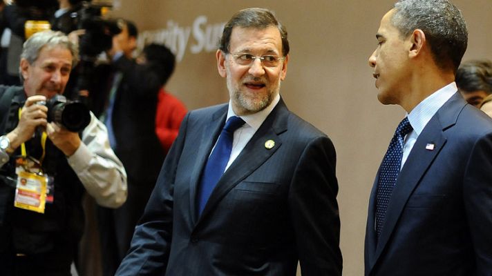Telediario 1 - Objetivos de Rajoy desde Seúl