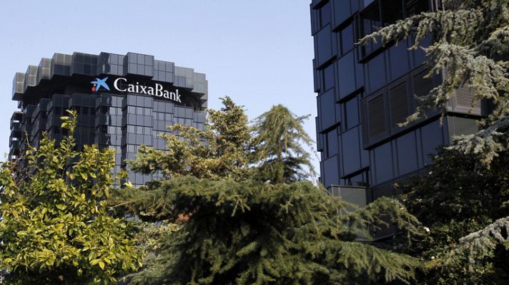 Telediario 1 - Fusión de Caixabank y Banca Cívica