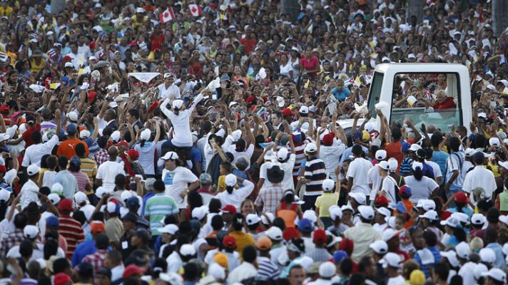 Telediario 1 - Misa del Papa en Cuba