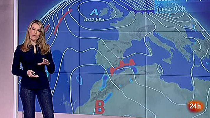 El tiempo - Nubes en el sur