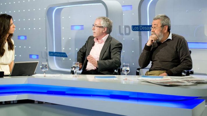 Los desayunos - Entrevista íntegra a Toxo y Méndez en 'Los desayunos de TVE'