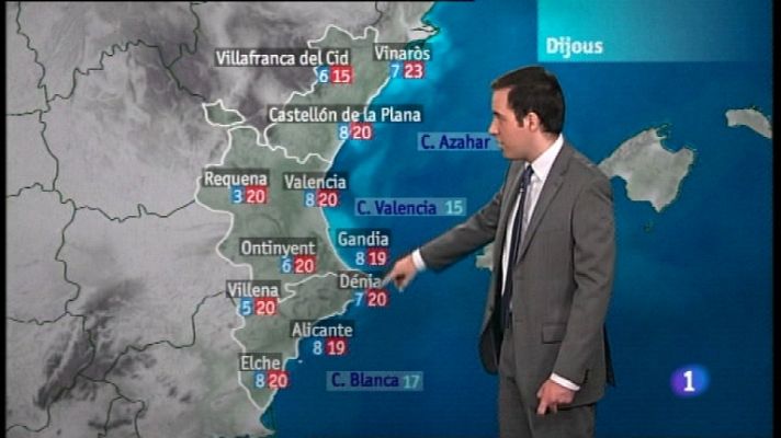 L'informatiu - Comunitat Valenciana - El tiempo en la Comunidad Valenciana - 28/03/12