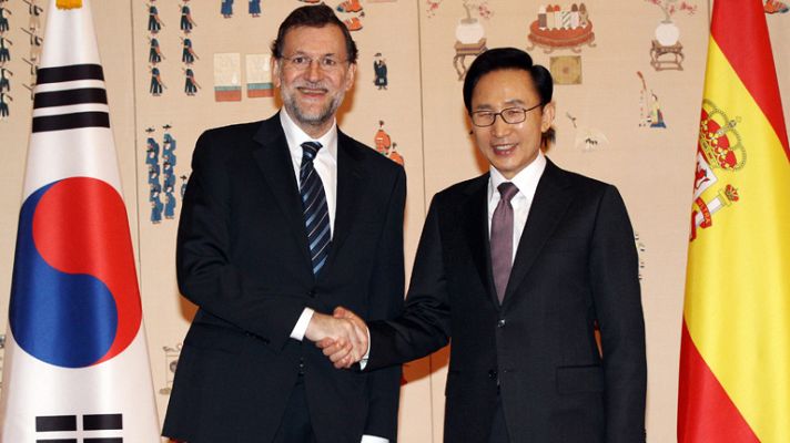 Telediario 1 - Vuelta de Rajoy a España