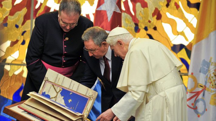 Telediario 1 - Último día de Benedicto XVI en Cuba