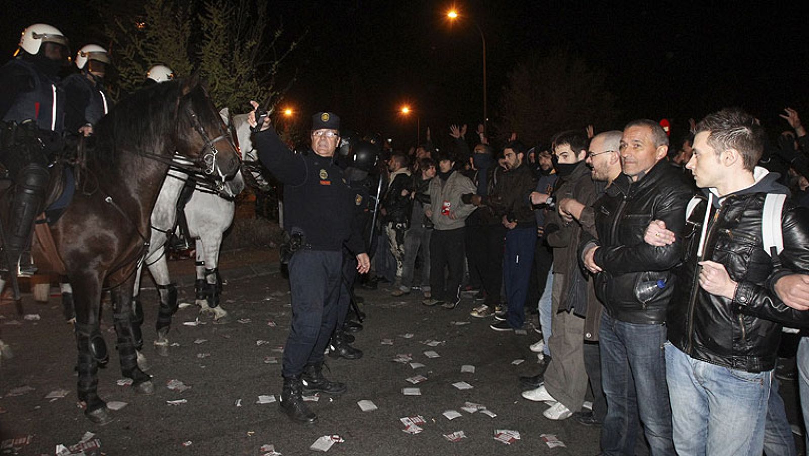 En Madrid los piquetes se han concentrado en el tranposte las primeras horas de la huelga